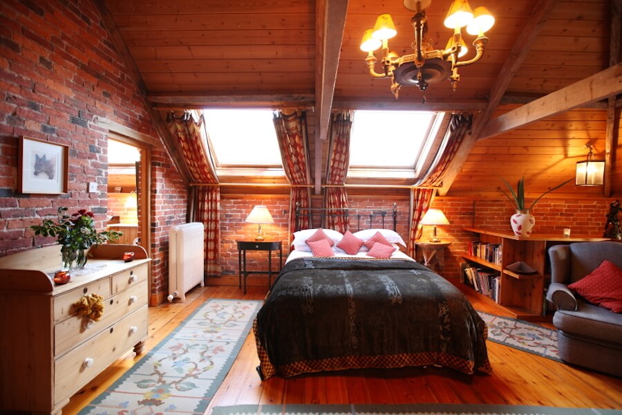 interior of the Haybarn holiday cottage